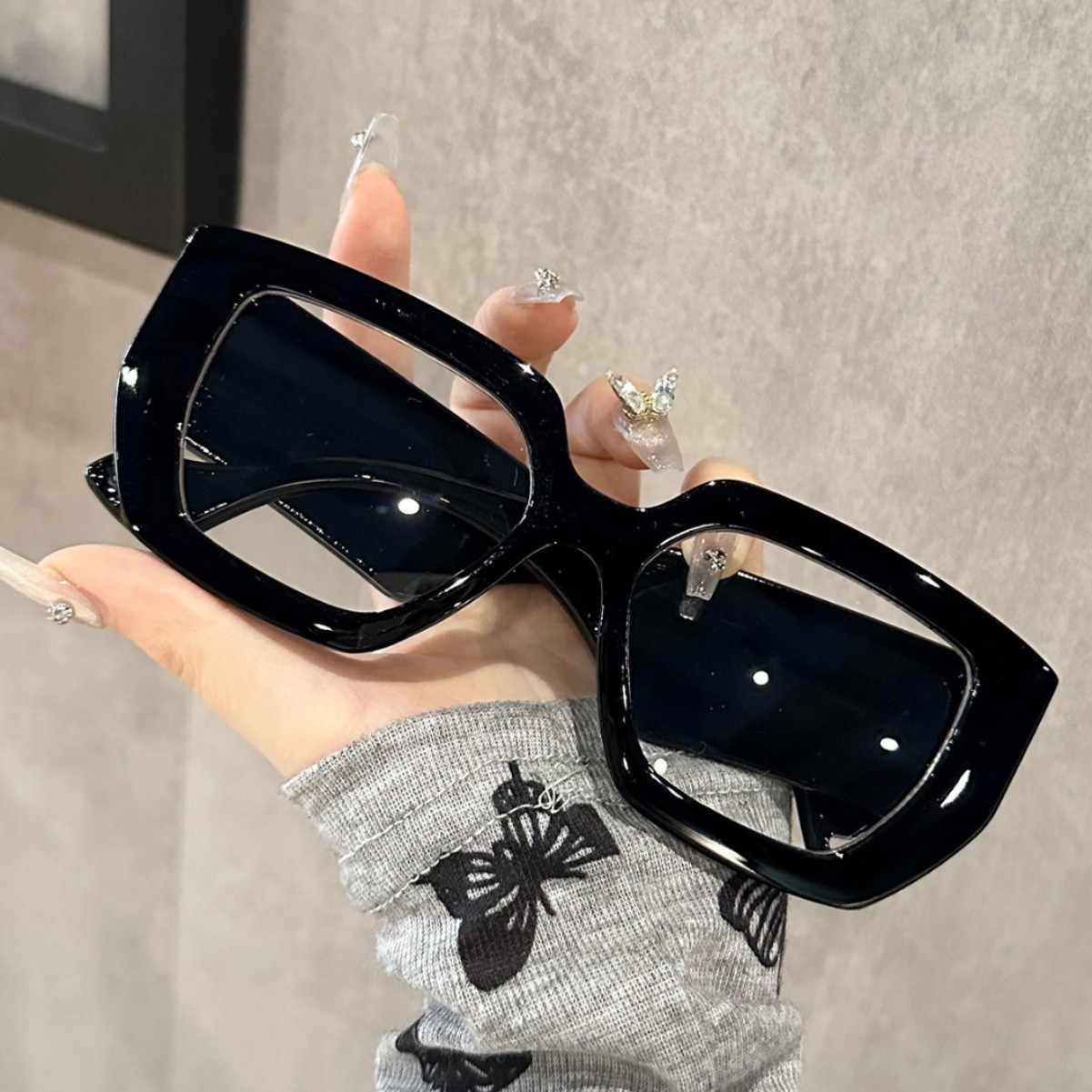 Photography Outdoor - Super Large BoxSunglasses Women's 2025 New