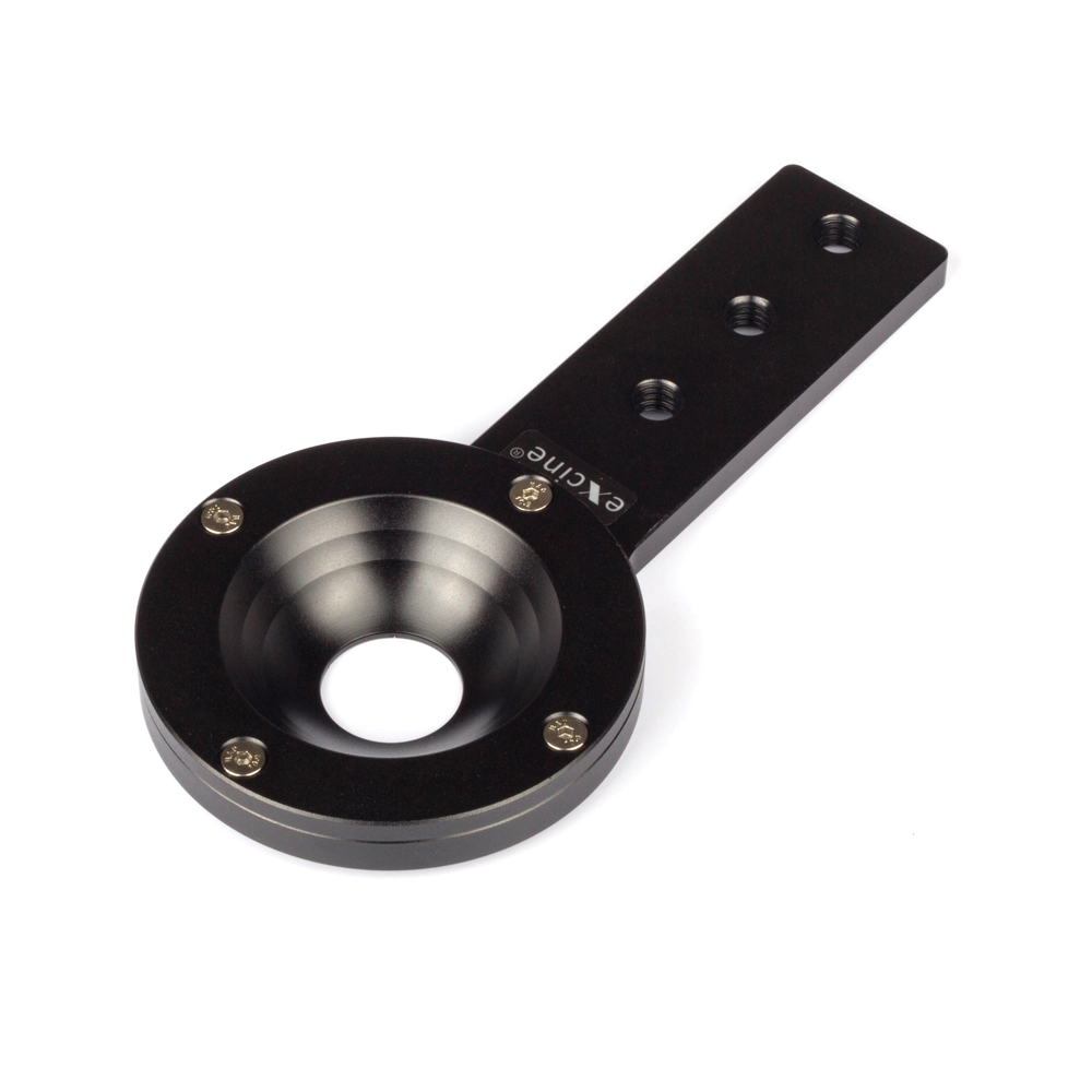 Camera Slider Rail - 75mm Half Ball Bowl Type Flat