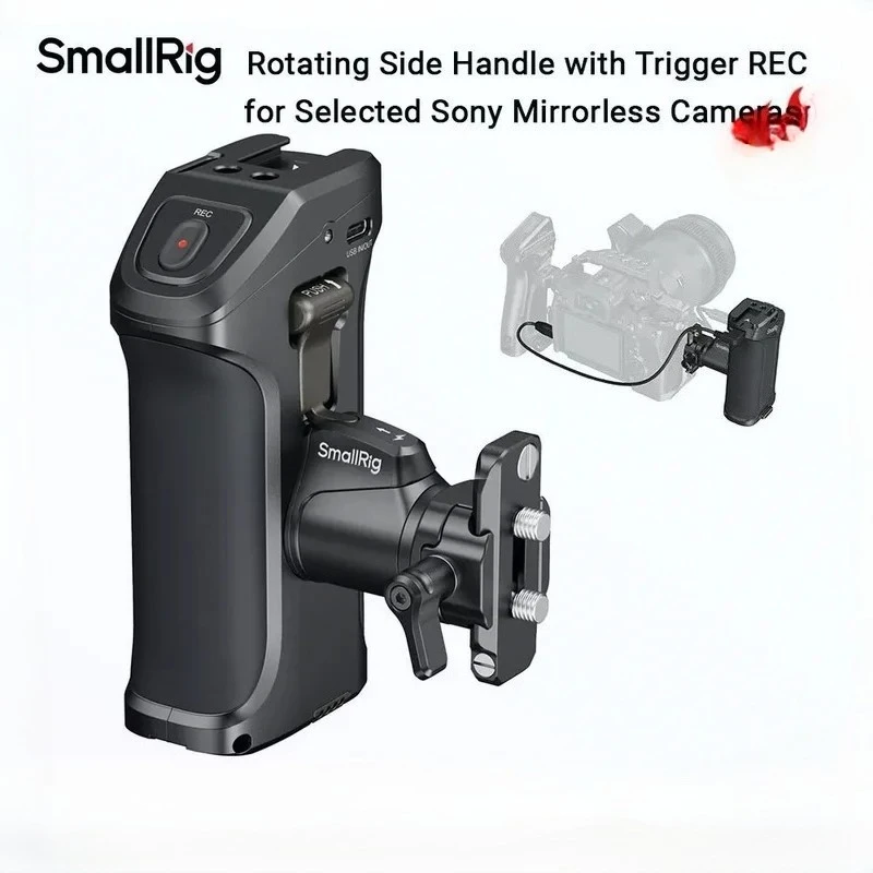 Nikon Camera Z50 - SmallRig 3893 Rotating Side Handle with
