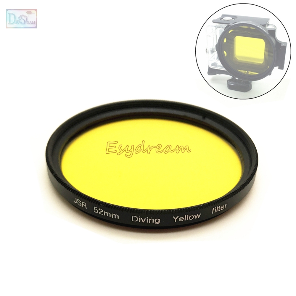 Photography Yellow Filter - 52mm 58mm 67mm Waterproof Yellow Filter