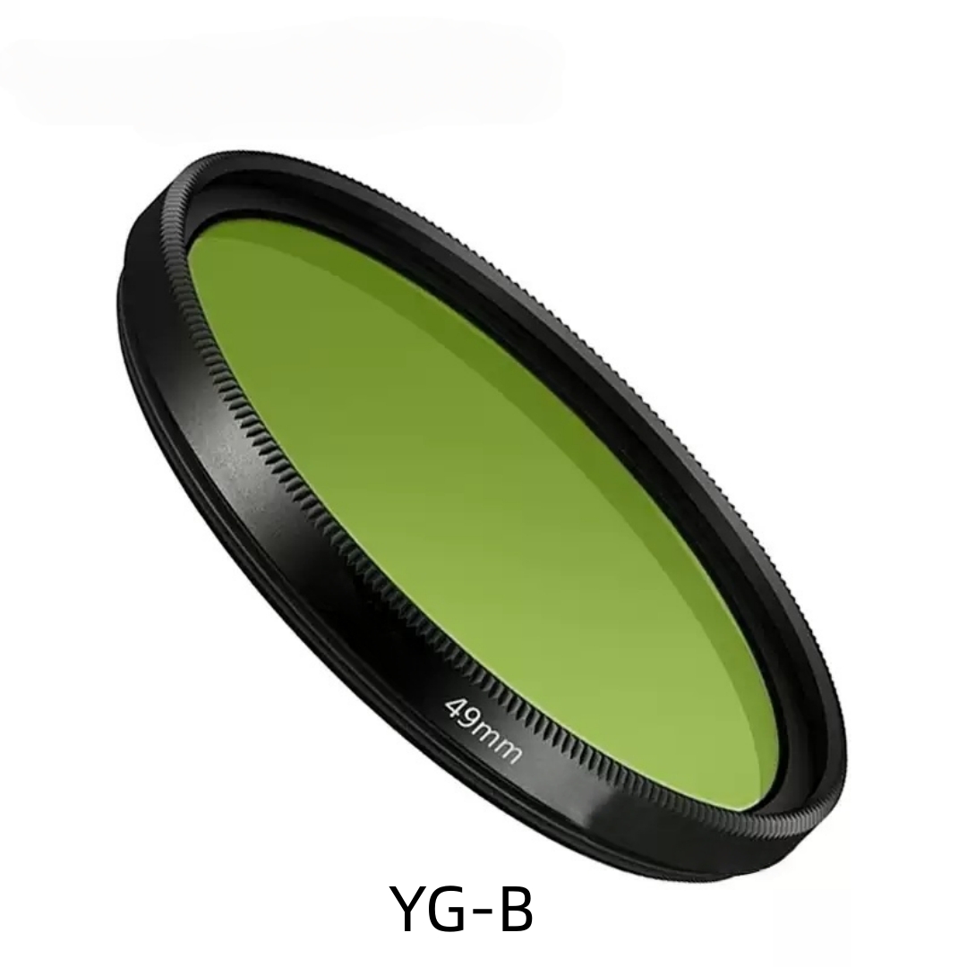 Photography Yellow Filter - Professional Yellow Green Color Filter Low