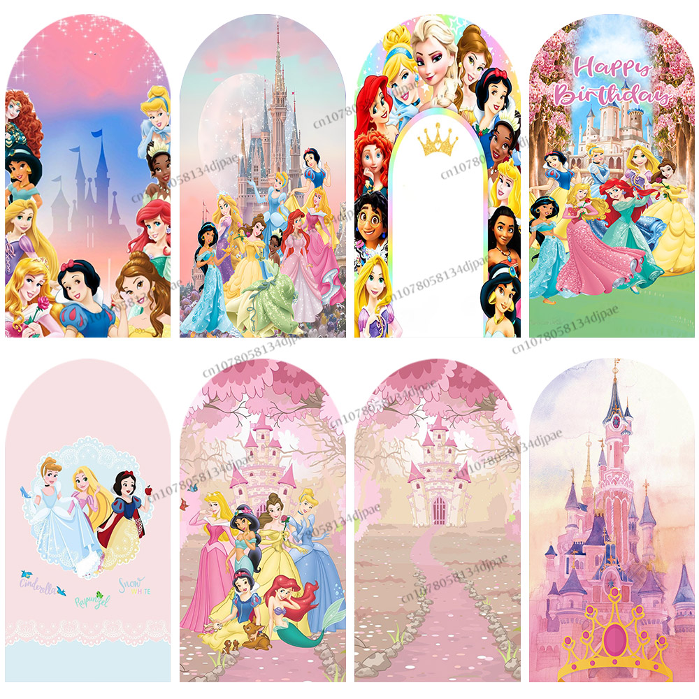 Photography Composition - Princess Castle Birthday Background Arch Cover