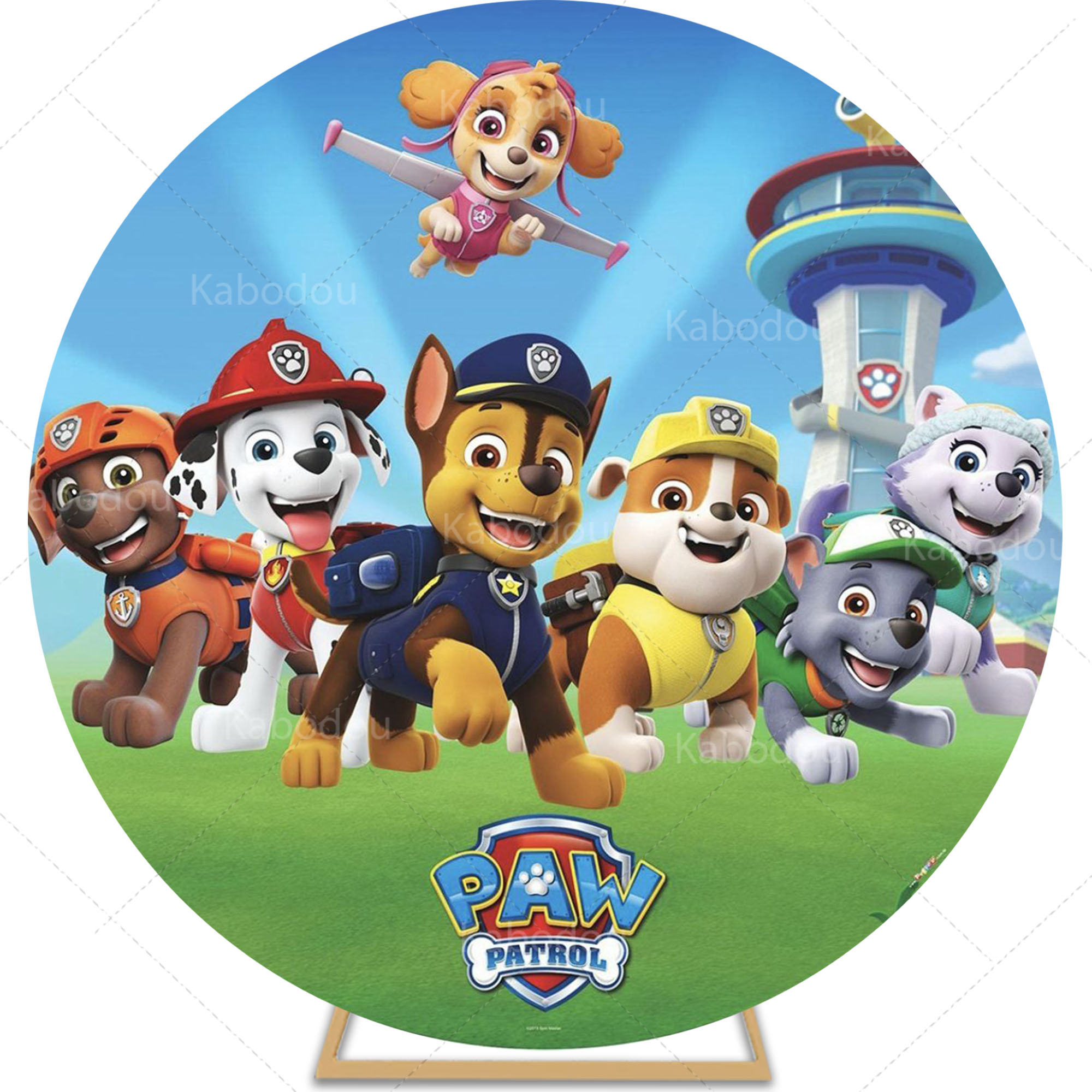 Paws Patrols Round Backdrop Bo - Photography Composition review and price