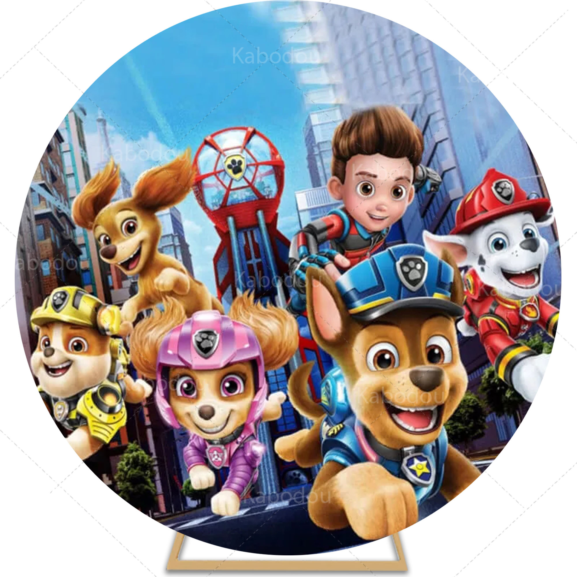 Paws Patrols Round Backdrop Bo - Photography Composition review and price