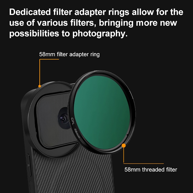 4 in 1 Lens 58mm Mobile Phone  - Photography Pro review and price