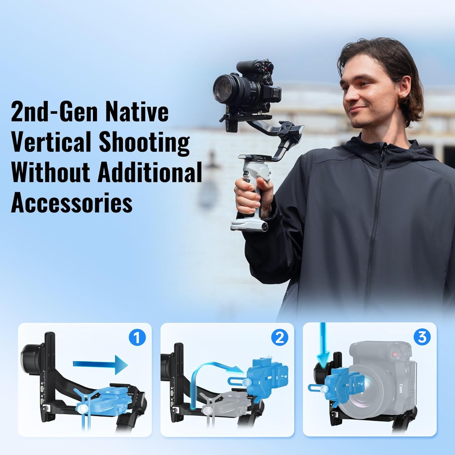 3-Axis Handheld Camera Gimbal  - Handheld Stabilizer Gimbal review and price