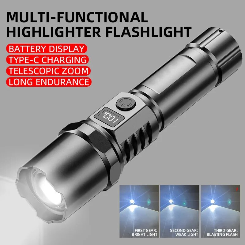 High Power XHP100 Led Flashlig - Photography Ratio review and price