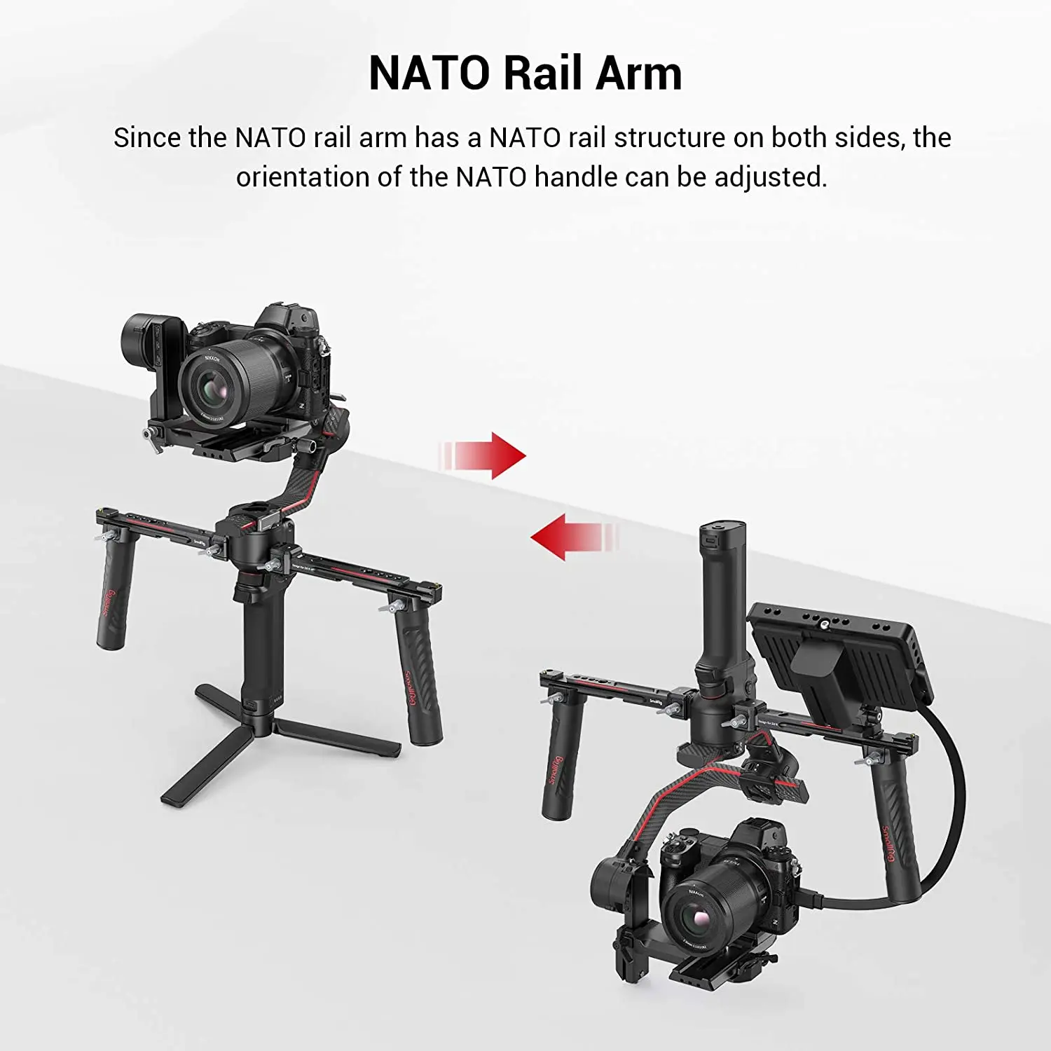 SmallRig 3027 Adjustable Dual  - Handheld Stabilizer Gimbal review and price