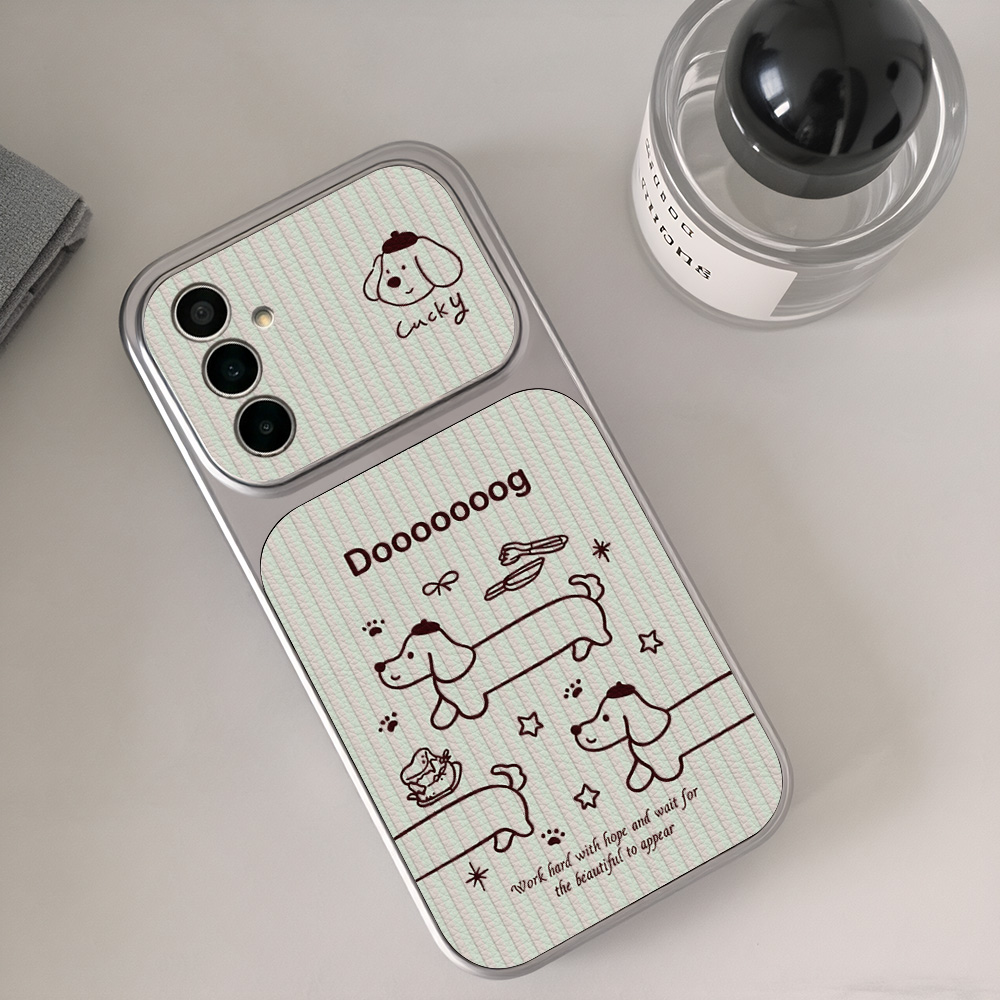 Cartoon Dachshund Phone Case F - Camera Wrist Strap review and price
