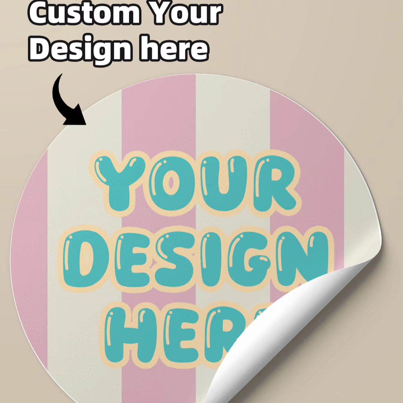 1/60/120pcs Custom Round Stick - Photography Logo review and price