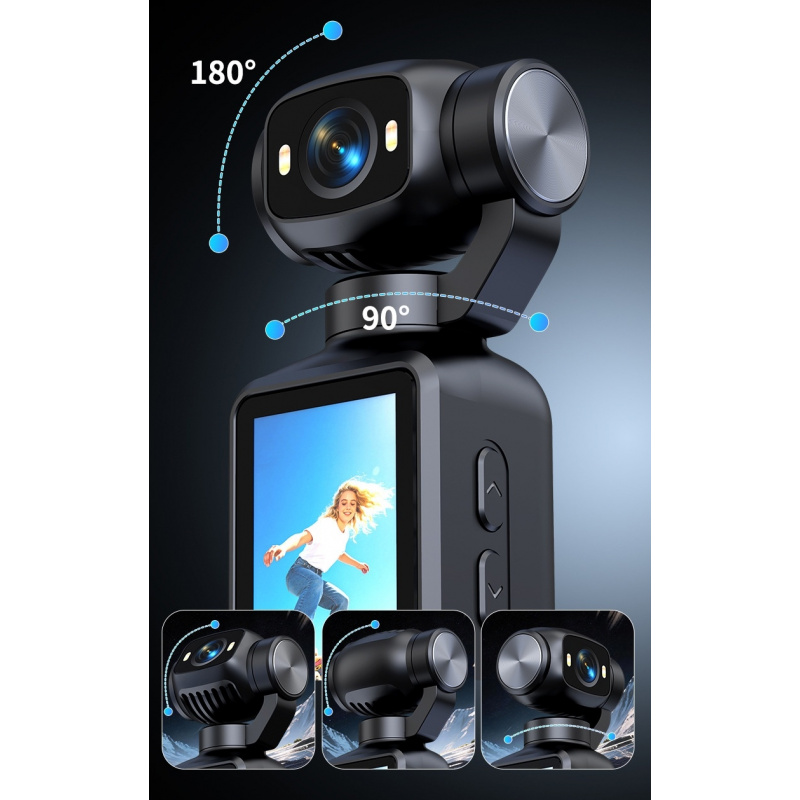 1pc Handheld Action Camera 4K  - Handheld Stabilizer Gimbal review and price