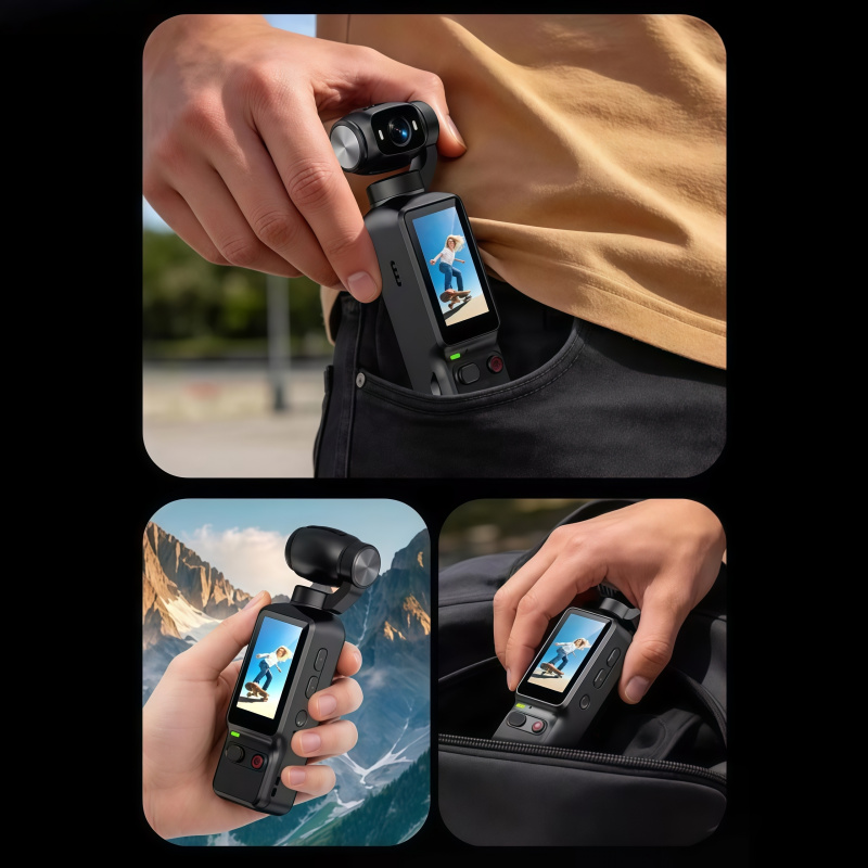 1pc Handheld Action Camera 4K  - Handheld Stabilizer Gimbal review and price