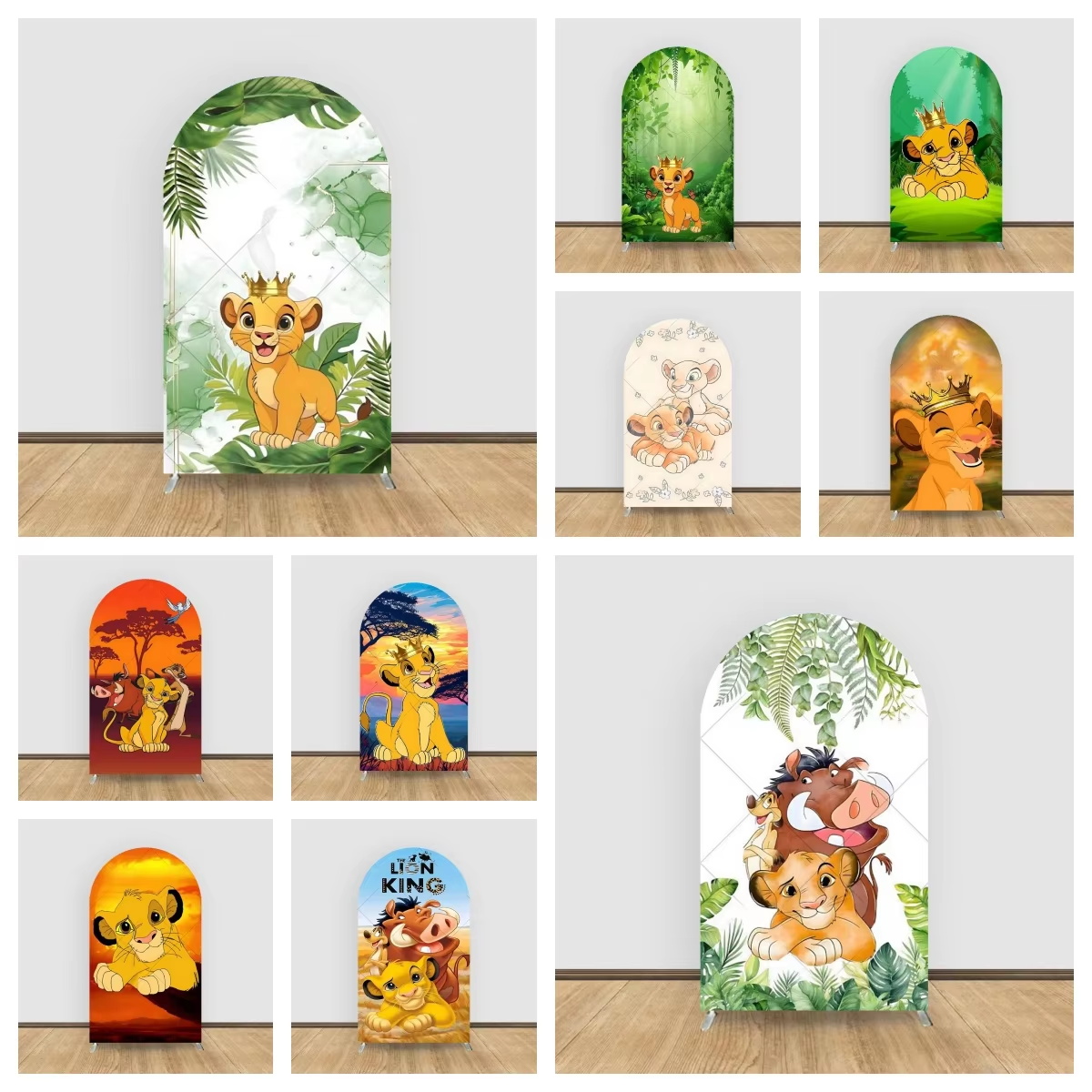 Lion King Simba Arch Backdrop  - Photography Composition review and price