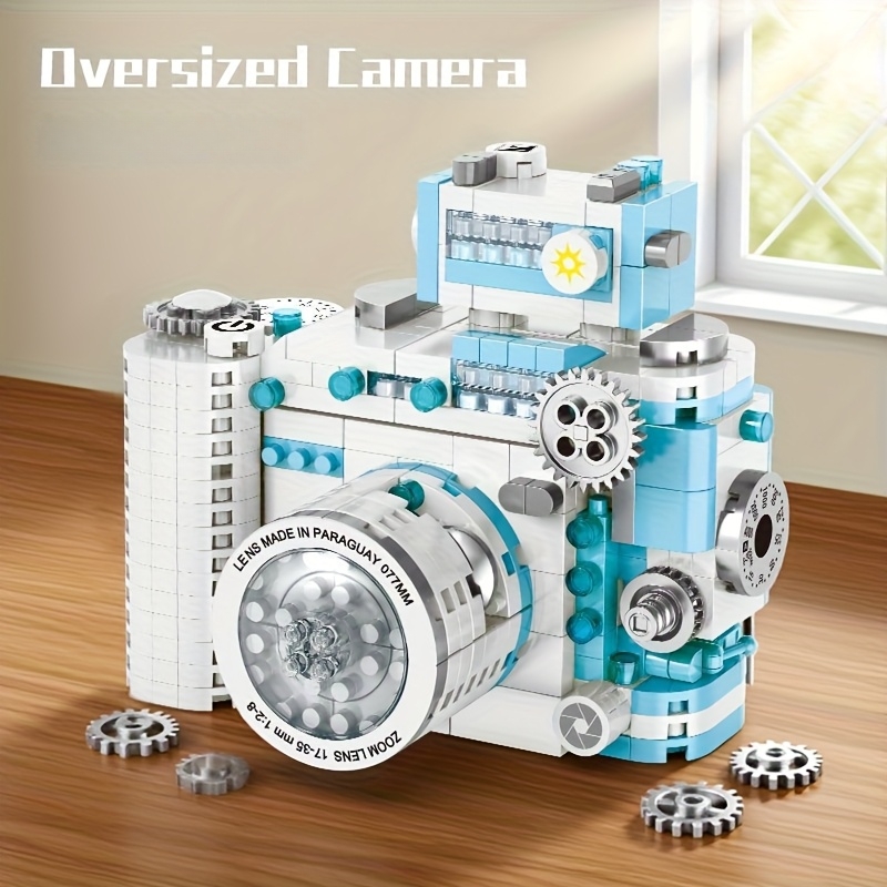 DIY Retro Building Block Camer - Photography Simulator review and price