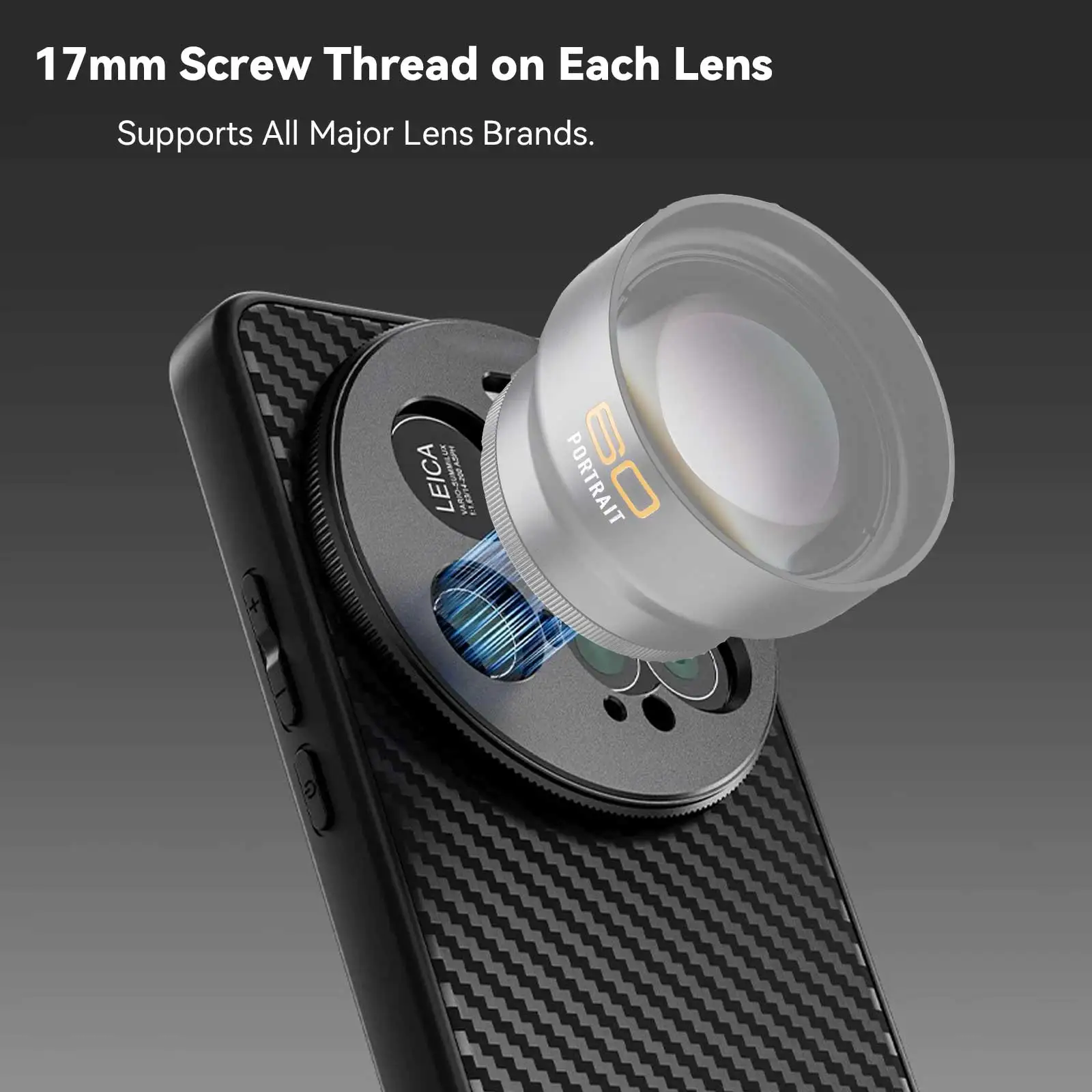 17mm Carbon Fiber Thread Phone - Photography Pro review and price