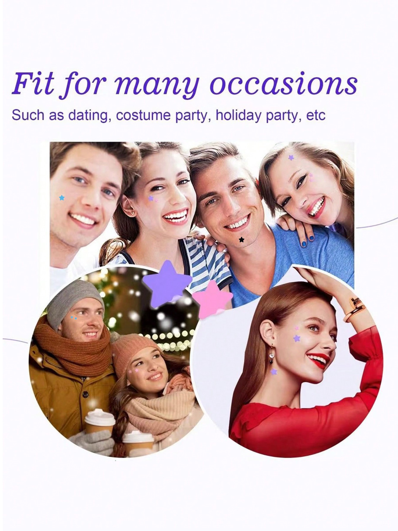 240 Pieces/Cute Star Face Stic - Photography Outdoor review and price