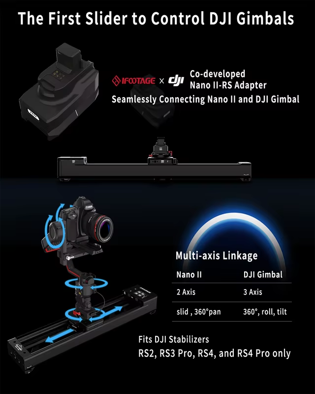 IFOOTAGE Shark Slider Nano II  - Camera Slider Rail review and price