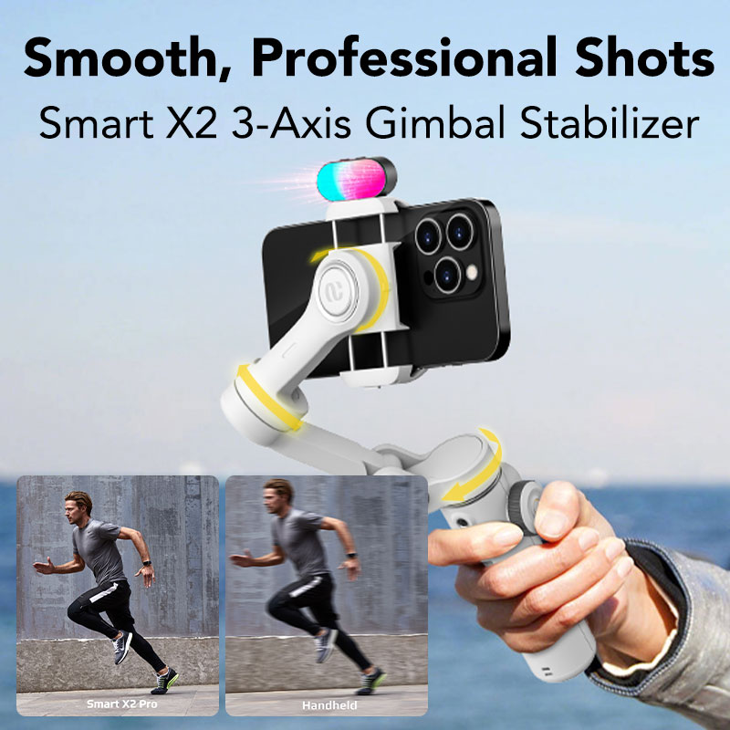 Aochuan Smart X2 Kit White 3 A - Handheld Stabilizer Gimbal review and price