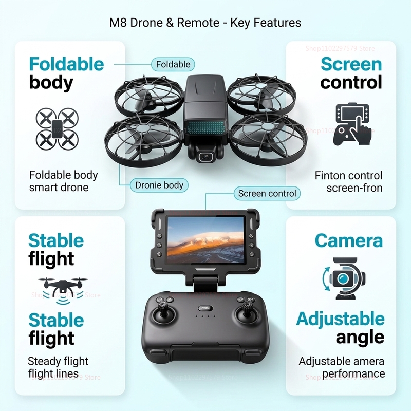 New Drones M8 GPS 8K Professio - Photography Pro review and price