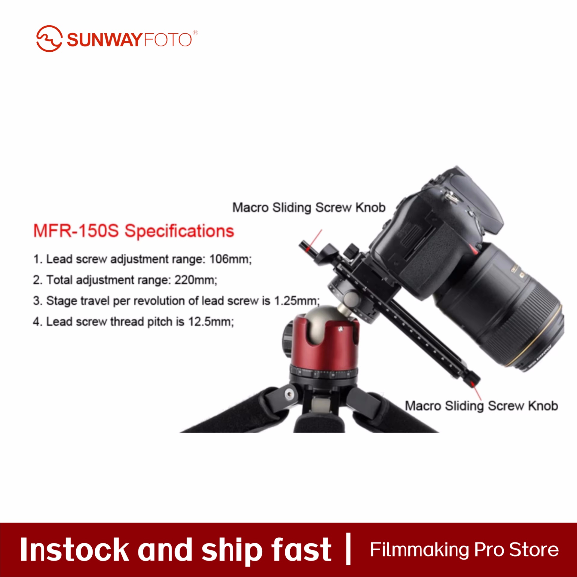 SUNWAYFOTO Camera Accessories  - Camera Slider Rail review and price
