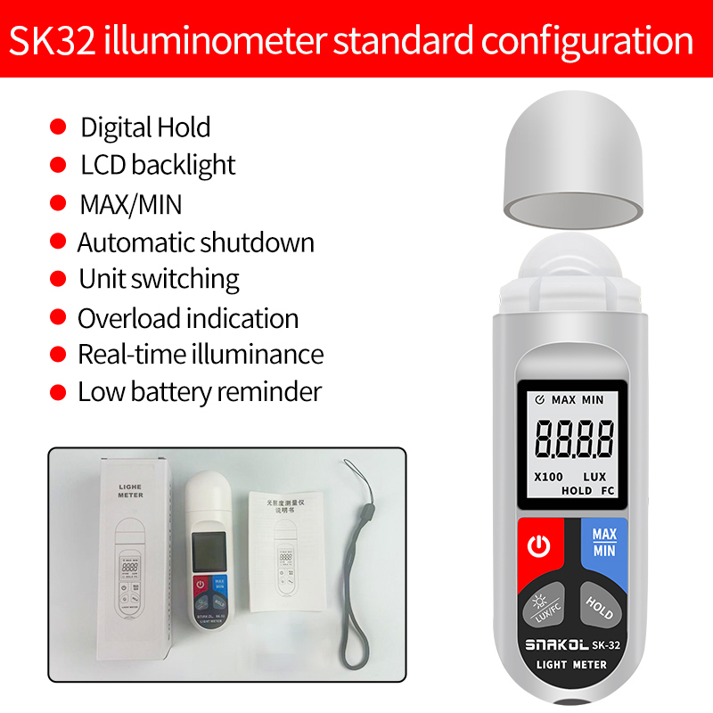 SK-32 Digital Illuminance Mete - Photography Ratio review and price