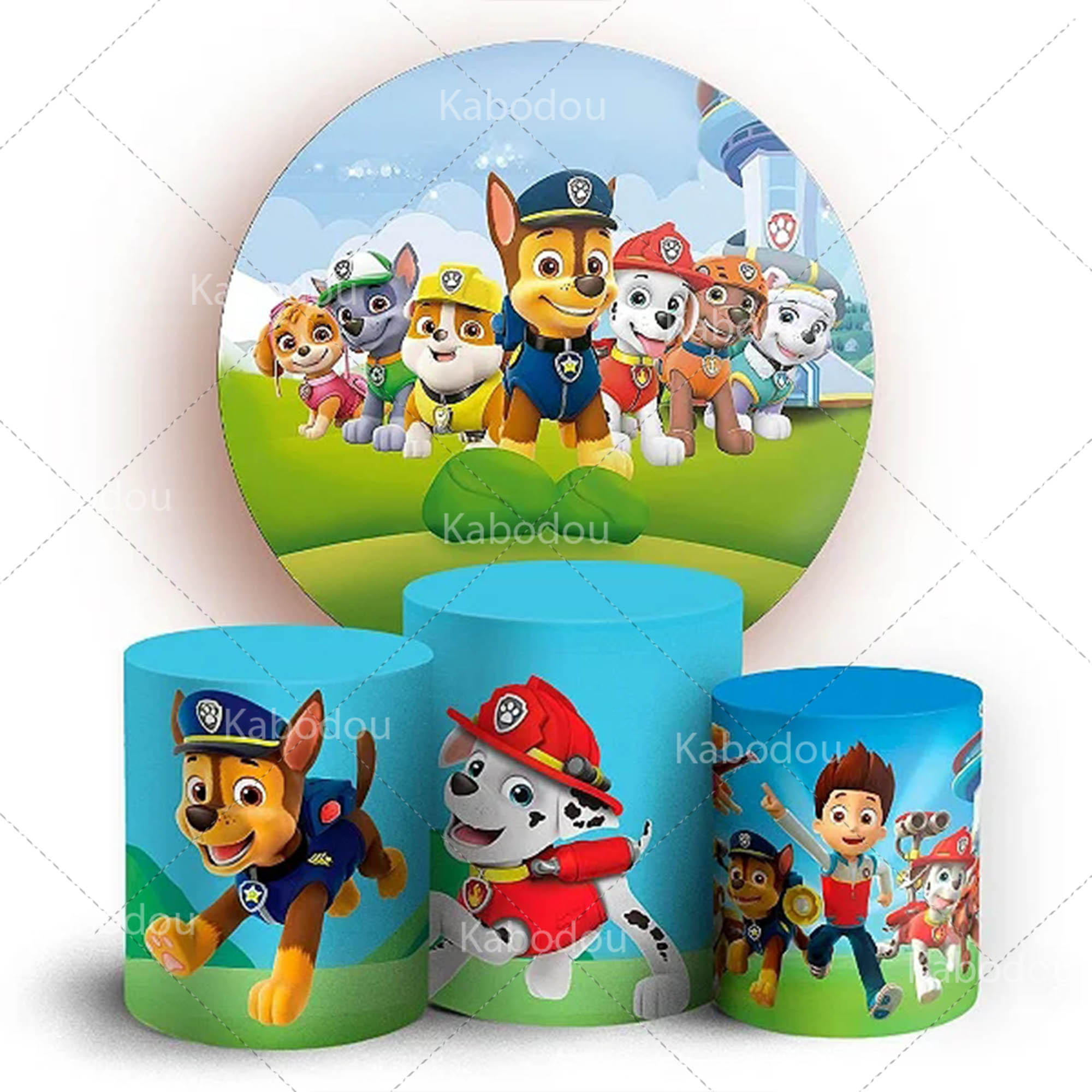 Paws Patrols Round Backdrop Do - Photography Composition review and price